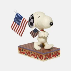 Best Sale Enesco Gift Snoopy/Woodstock with Flags