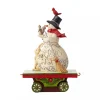 Cheap Enesco Gift Snowman on Train Car