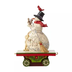 Cheap Enesco Gift Snowman on Train Car