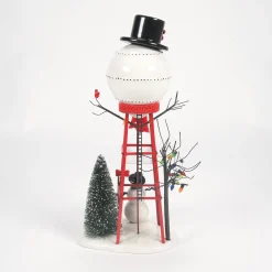 Store Department 56 Snowman Watertower