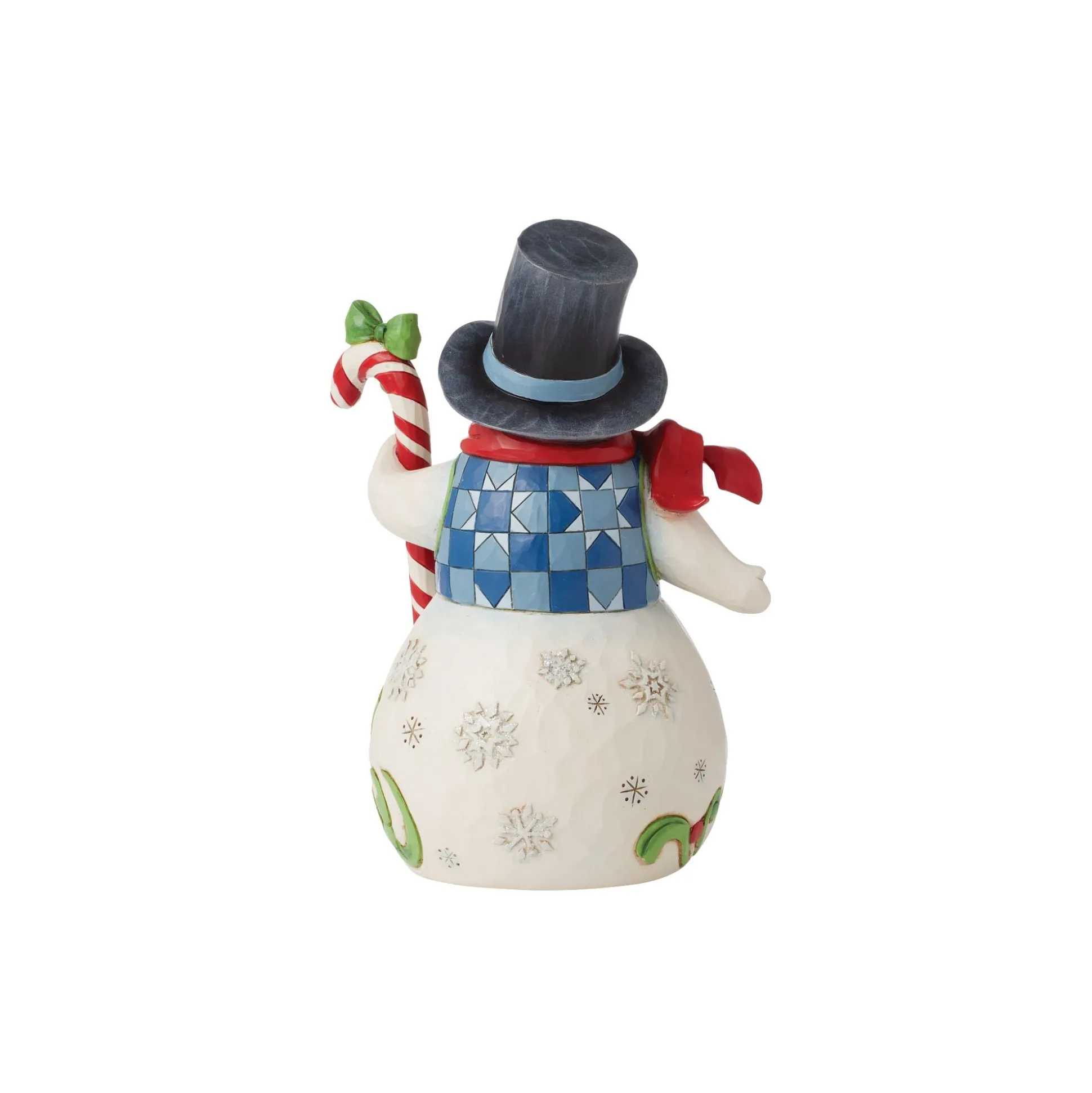 Outlet Enesco Gift Snowman with Candy Cane