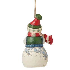 Outlet Enesco Gift Snowman with Cocoa Ornament