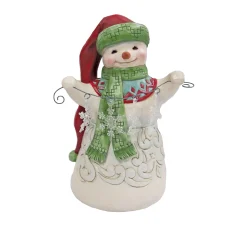 Best Enesco Gift Snowman with Long Hat Fig
