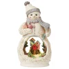 Flash Sale Enesco Gift Snowman with Open Scene LED Fi