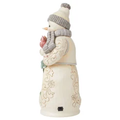 Flash Sale Enesco Gift Snowman with Open Scene LED Fi