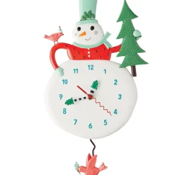 Hot Enesco Gift Snowy Joy Clock
