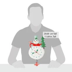 Hot Enesco Gift Snowy Joy Clock