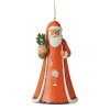 New Enesco Gift SouthCarolina Orange Santa Orn