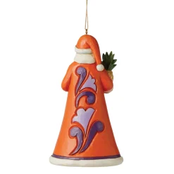 New Enesco Gift SouthCarolina Orange Santa Orn