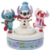 Outlet Enesco Gift Stitch & Angel Building a Snow