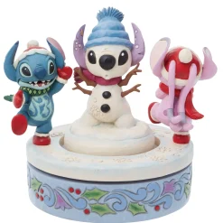 Outlet Enesco Gift Stitch & Angel Building a Snow