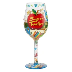 Store Enesco Gift Super Teacher Wine Glass