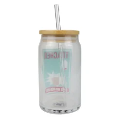 New Enesco Gift Teacher Latte Glass with Lid