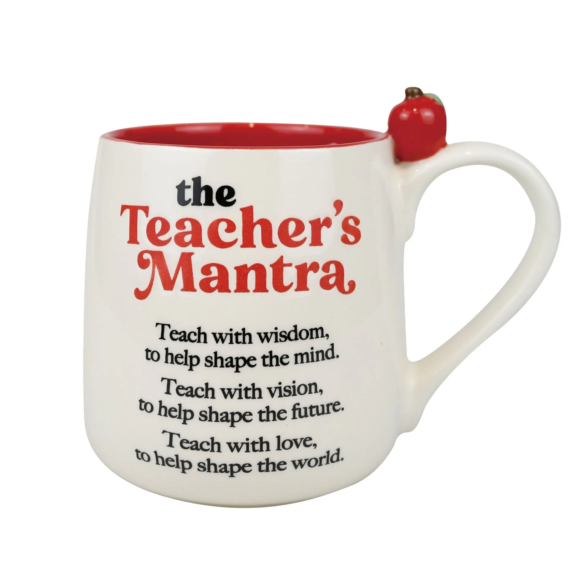 Discount Enesco Gift Teacher Mantra Sculpted Mug