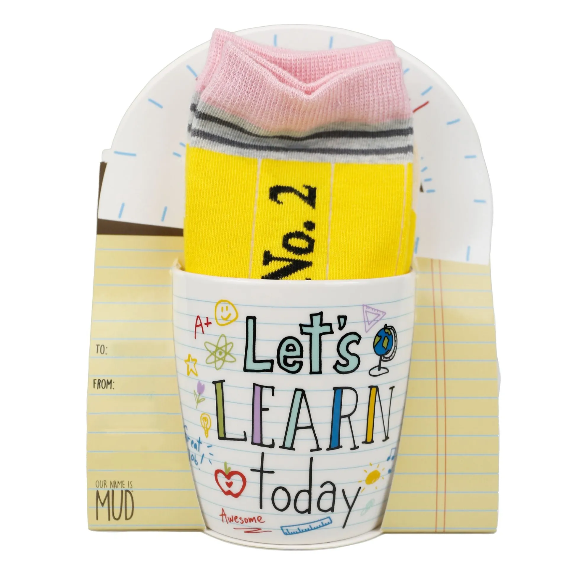 Hot Enesco Gift Teacher Mug Sock Card Set
