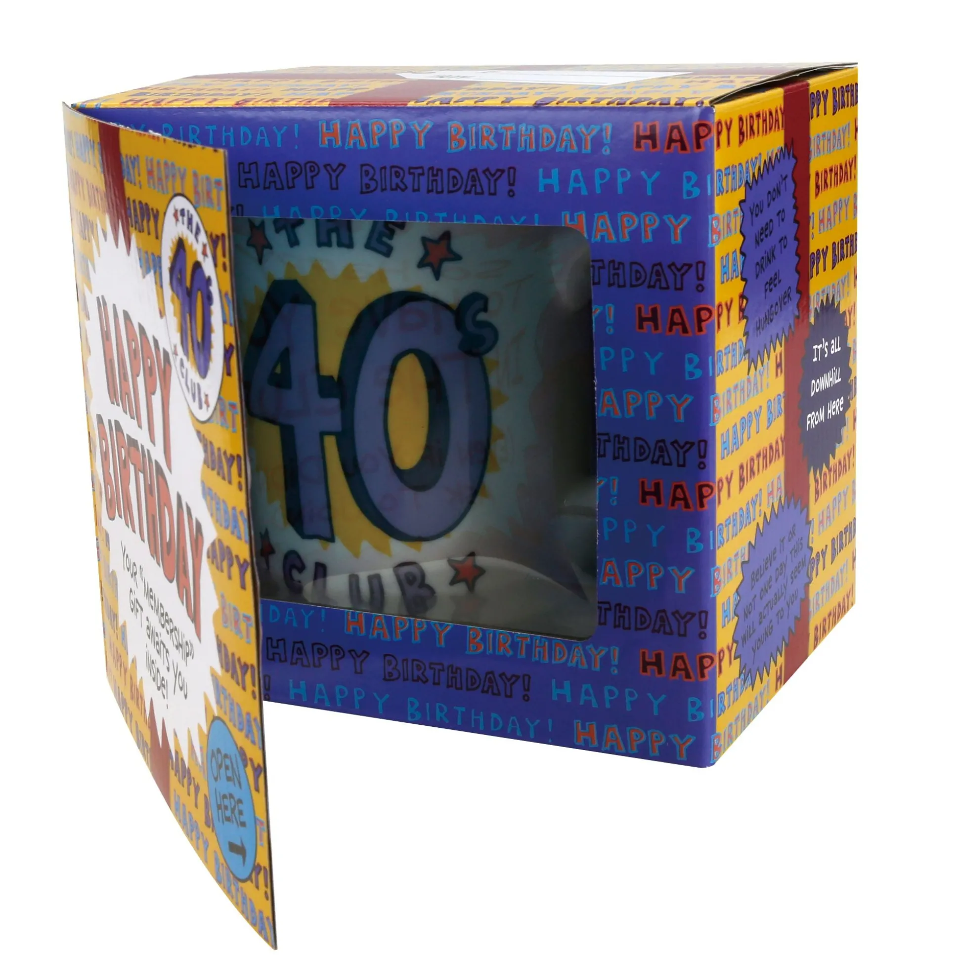 Cheap Enesco Gift 40th Birthday Club Mug Gift