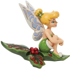 Cheap Enesco Gift Tinker Bell Sitting on Holly