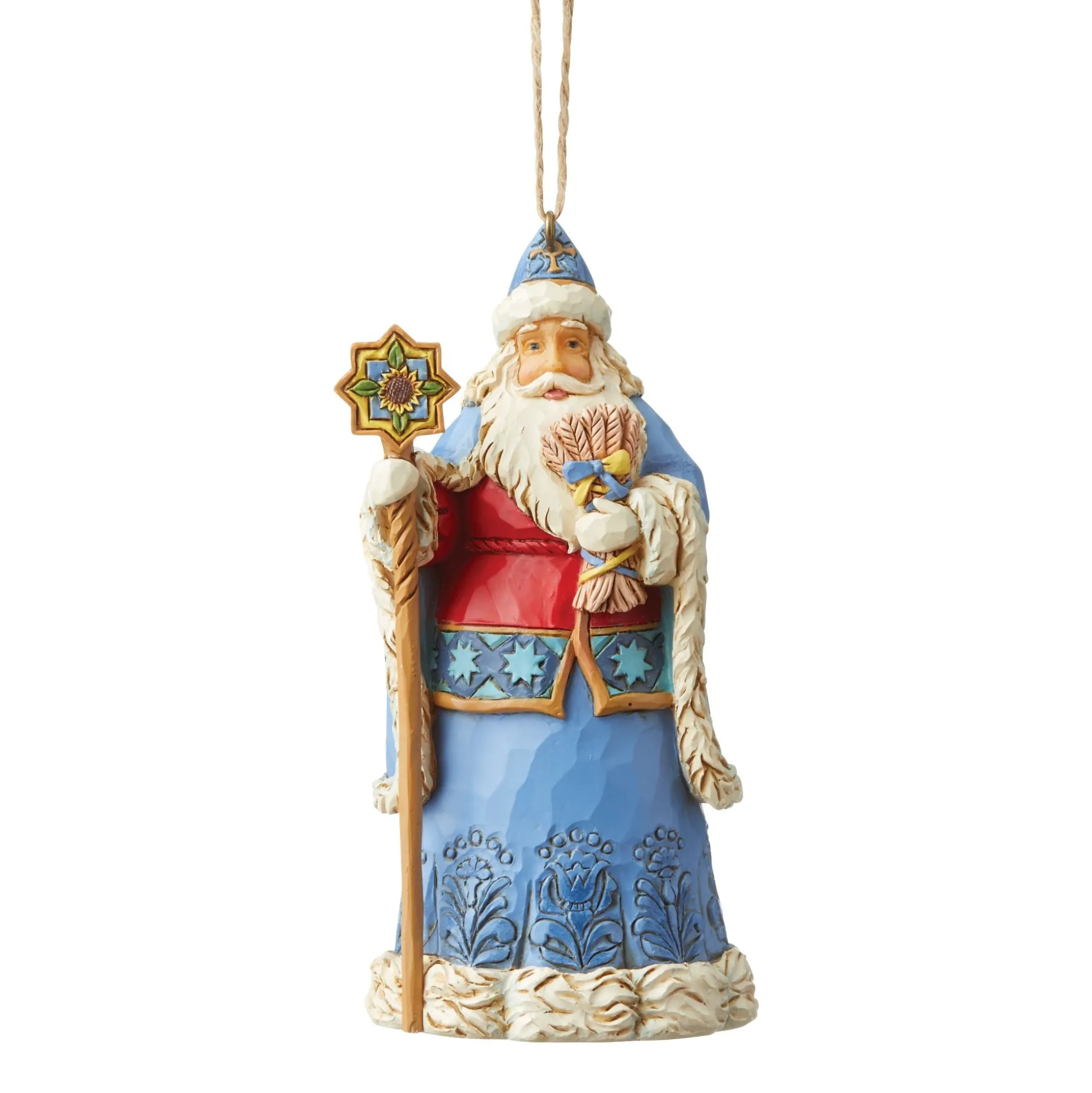 Best Enesco Gift Ukrainian Santa Ornament