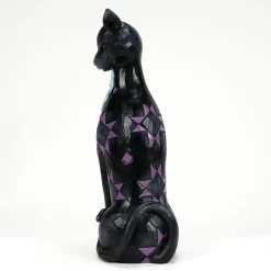 Fashion Enesco Gift Vintage Cat with LED Glow Eyes