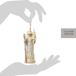 Fashion Enesco Gift Wdlnd Birch Bark Santa Orn