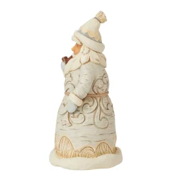 Store Enesco Gift Wdlnd Carved Santa Pipe Fig