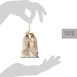 Store Enesco Gift Wdlnd Holy Family Ornament