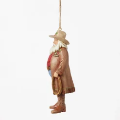 Discount Enesco Gift Western Santa Cowboy Hat Orn