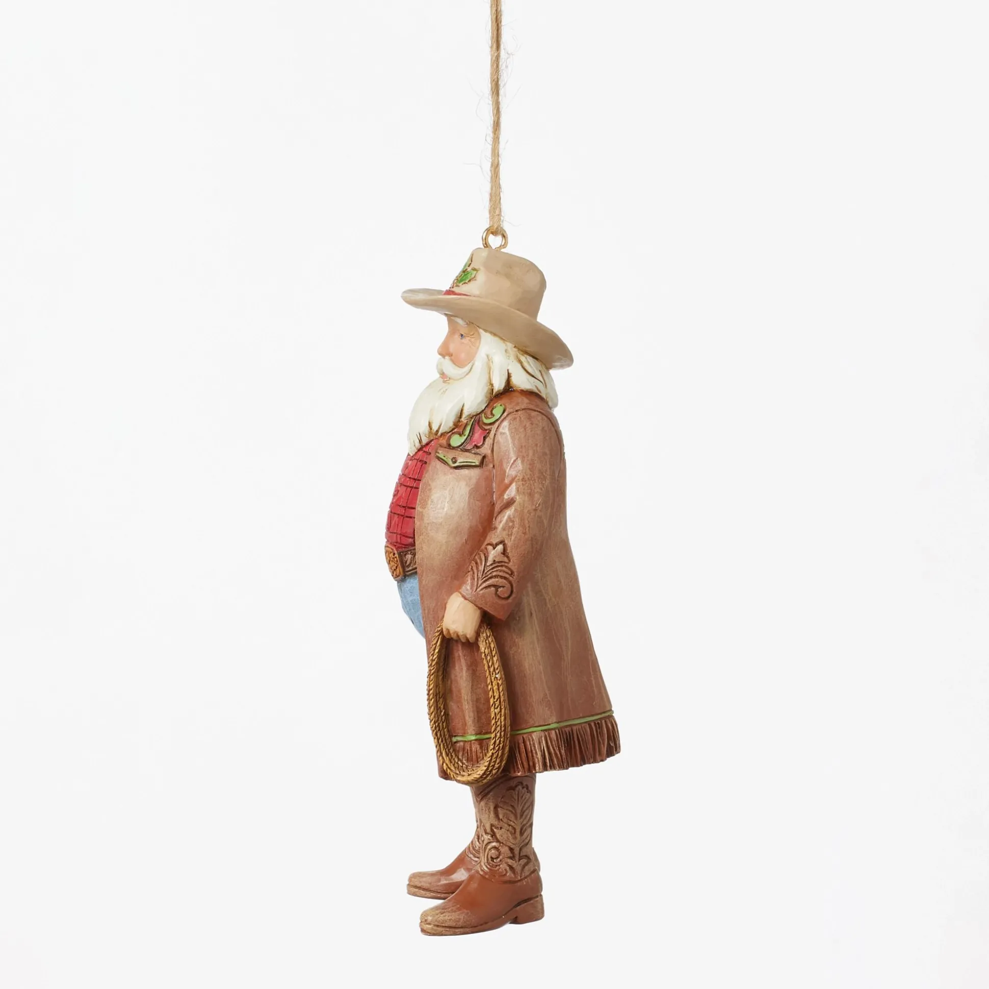 Discount Enesco Gift Western Santa Cowboy Hat Orn