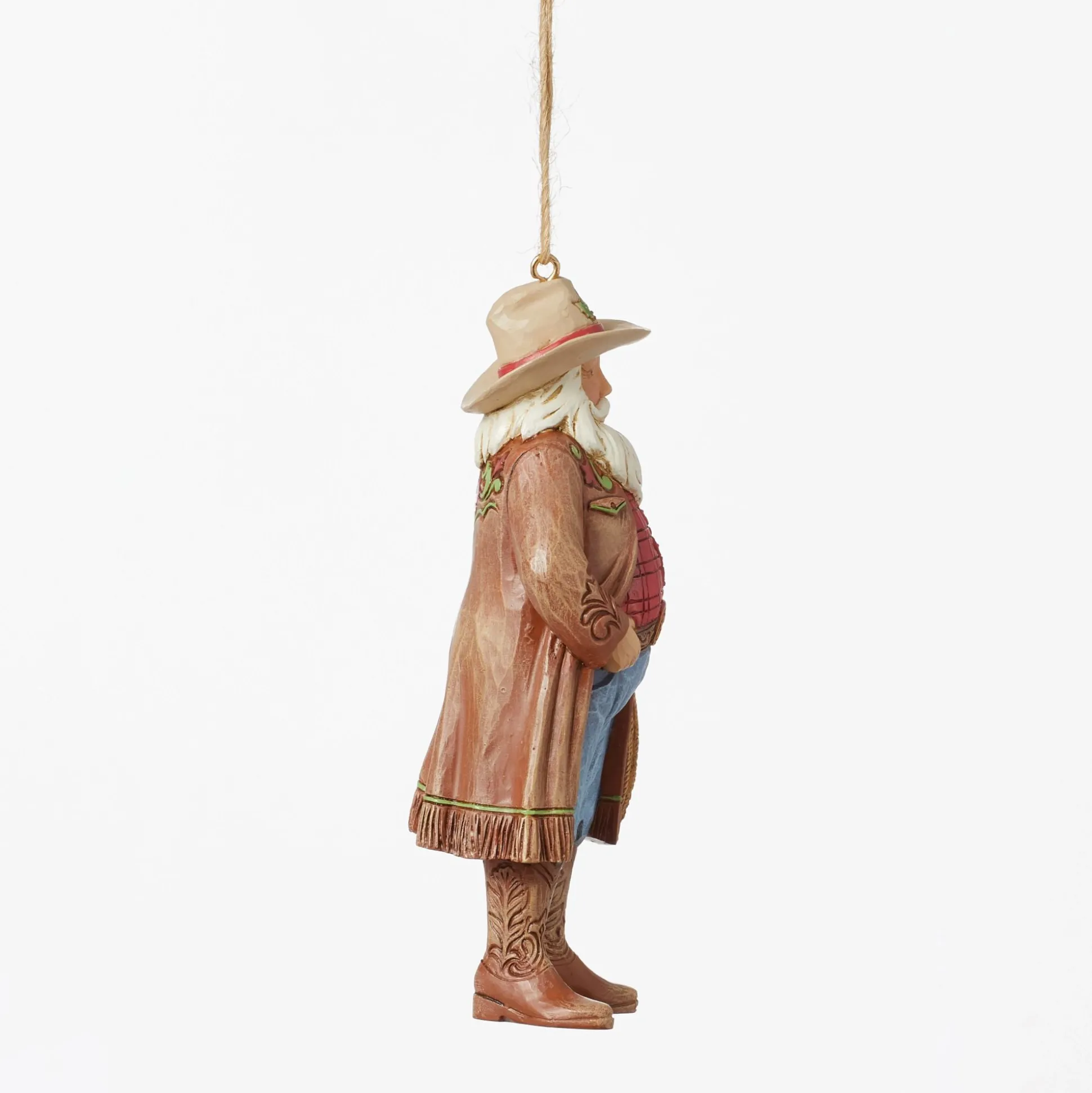 Discount Enesco Gift Western Santa Cowboy Hat Orn