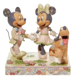 Sale Enesco Gift White Woodland Mickey&Minnie