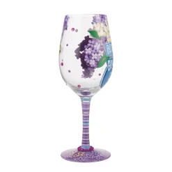 Hot Enesco Gift Wine Glass Best Grandma Ever