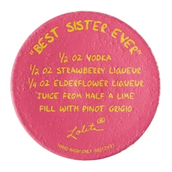 Clearance Enesco Gift Wine Glass Best Sister Ever