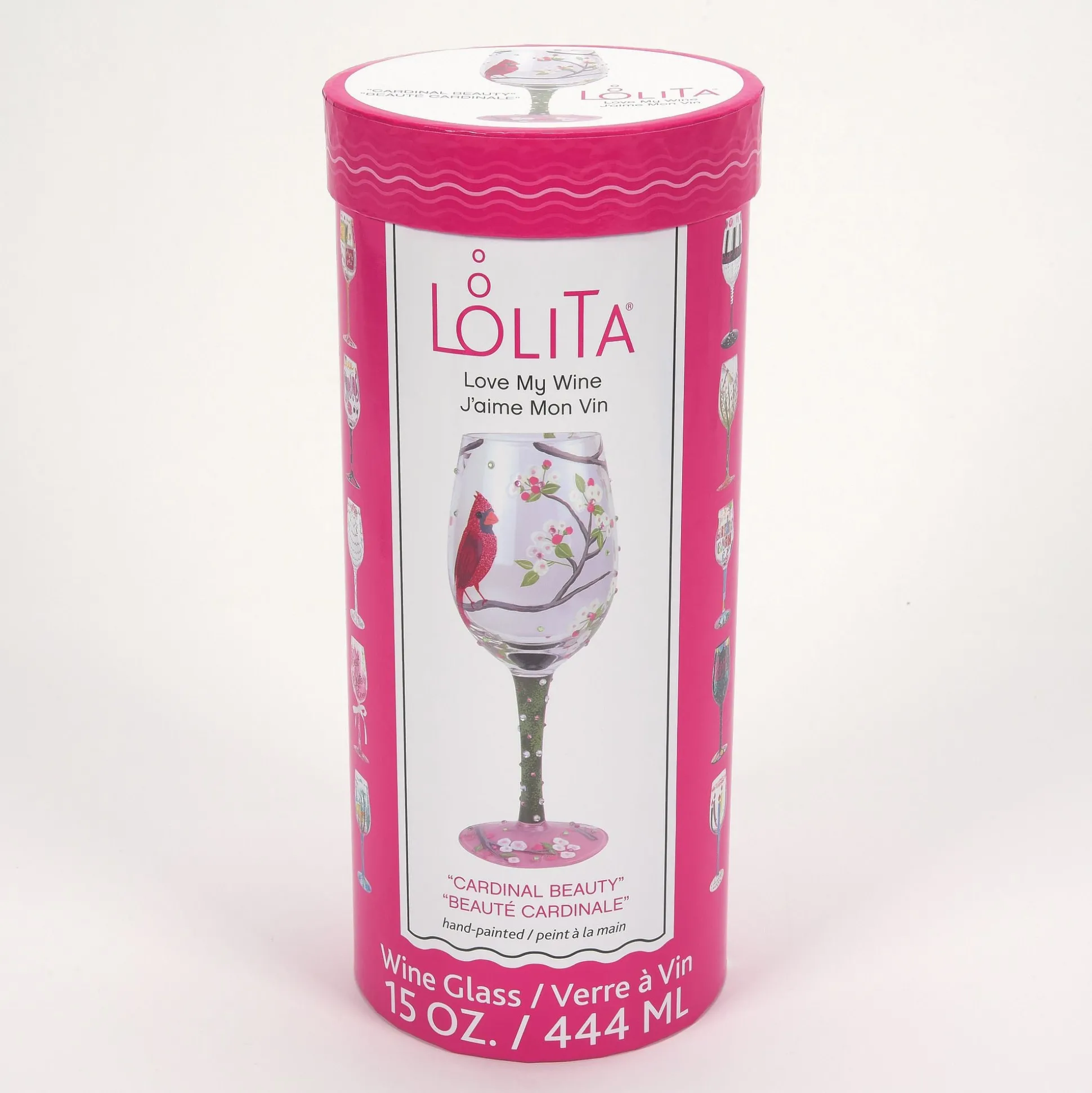 Shop Enesco Gift Wine Glass Cardinal Beauty