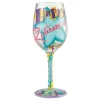 Store Enesco Gift Wine Glass Happy Retirement