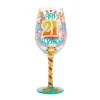 Flash Sale Enesco Gift Wine Glass Happy 21st Birthday
