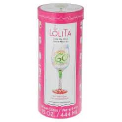 Outlet Enesco Gift Wine Glass Happy 60th Birthday
