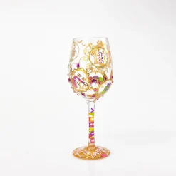 New Enesco Gift Wine Glass Queen For A Day