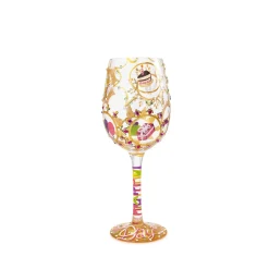 New Enesco Gift Wine Glass Queen For A Day