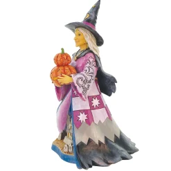 Sale Enesco Gift Witch Holding Pumpkins LED Fig