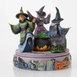 Flash Sale Enesco Gift Witches Rotating Cauldron Fig