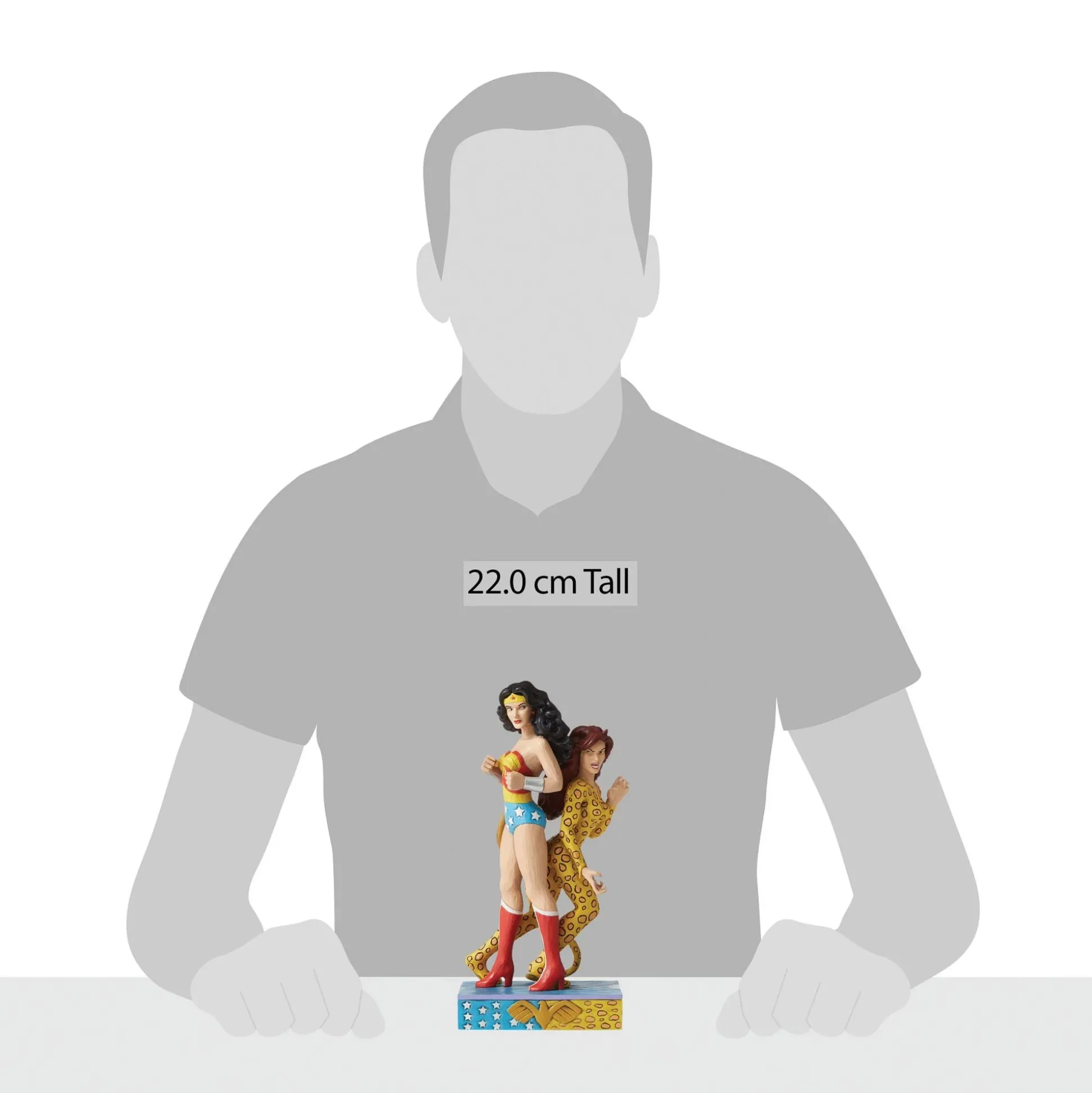 Best Sale Enesco Gift Wonder Woman and Cheetah