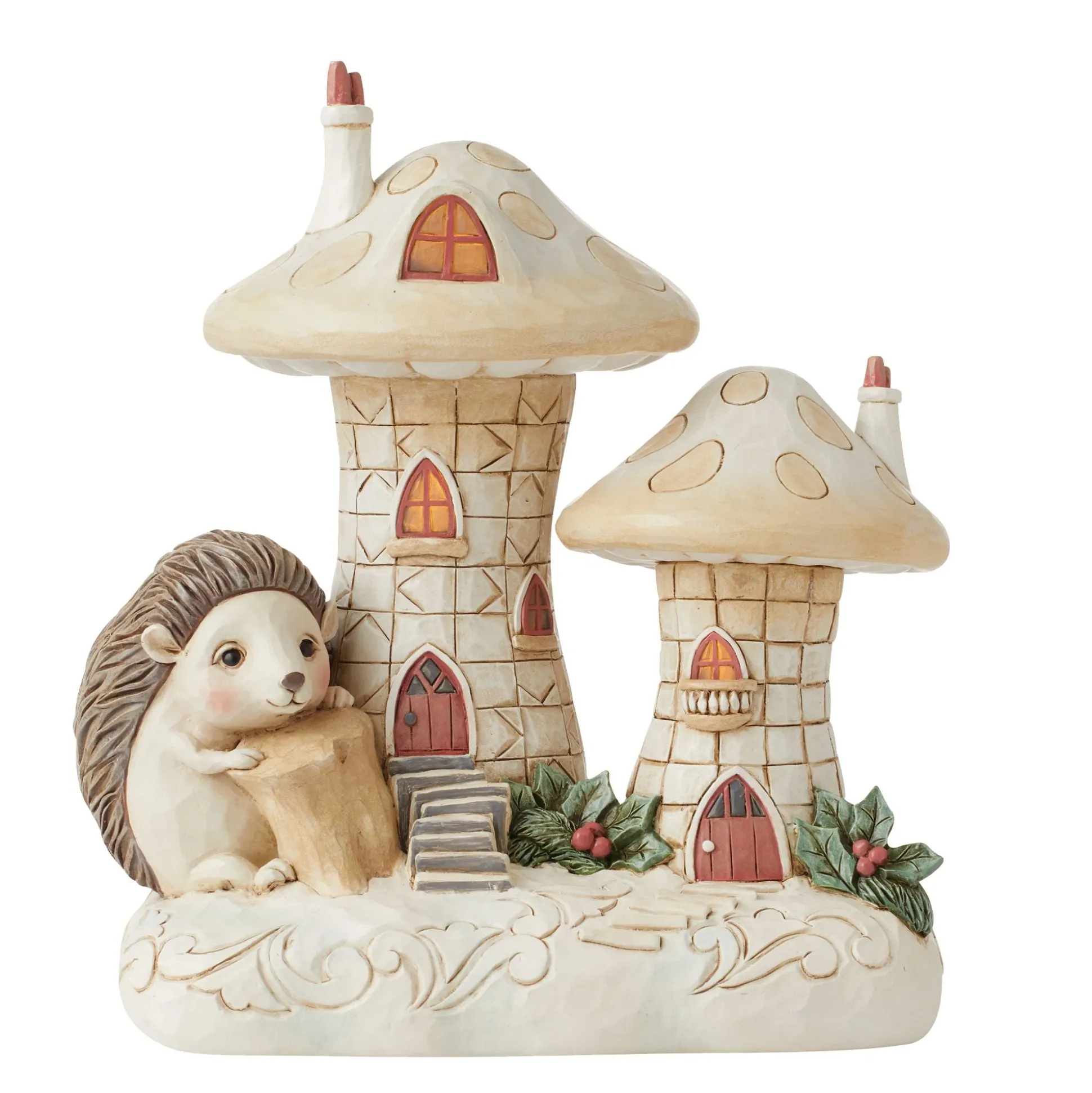 Discount Enesco Gift Woodland Lited Mushroom House