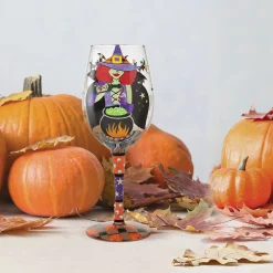 Best Enesco Gift Working Witch Wine Glass