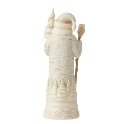 New Enesco Gift WWoodland Birch Bark Santa Fig