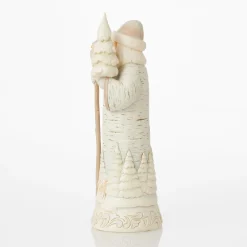 New Enesco Gift WWoodland Birch Bark Santa Fig