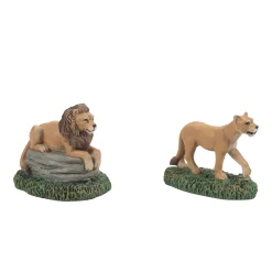 Cheap Department 56 Zoological Gardens Lions st2