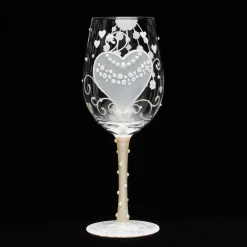 Best Enesco Gift Bride Two Hearts Wine Glass