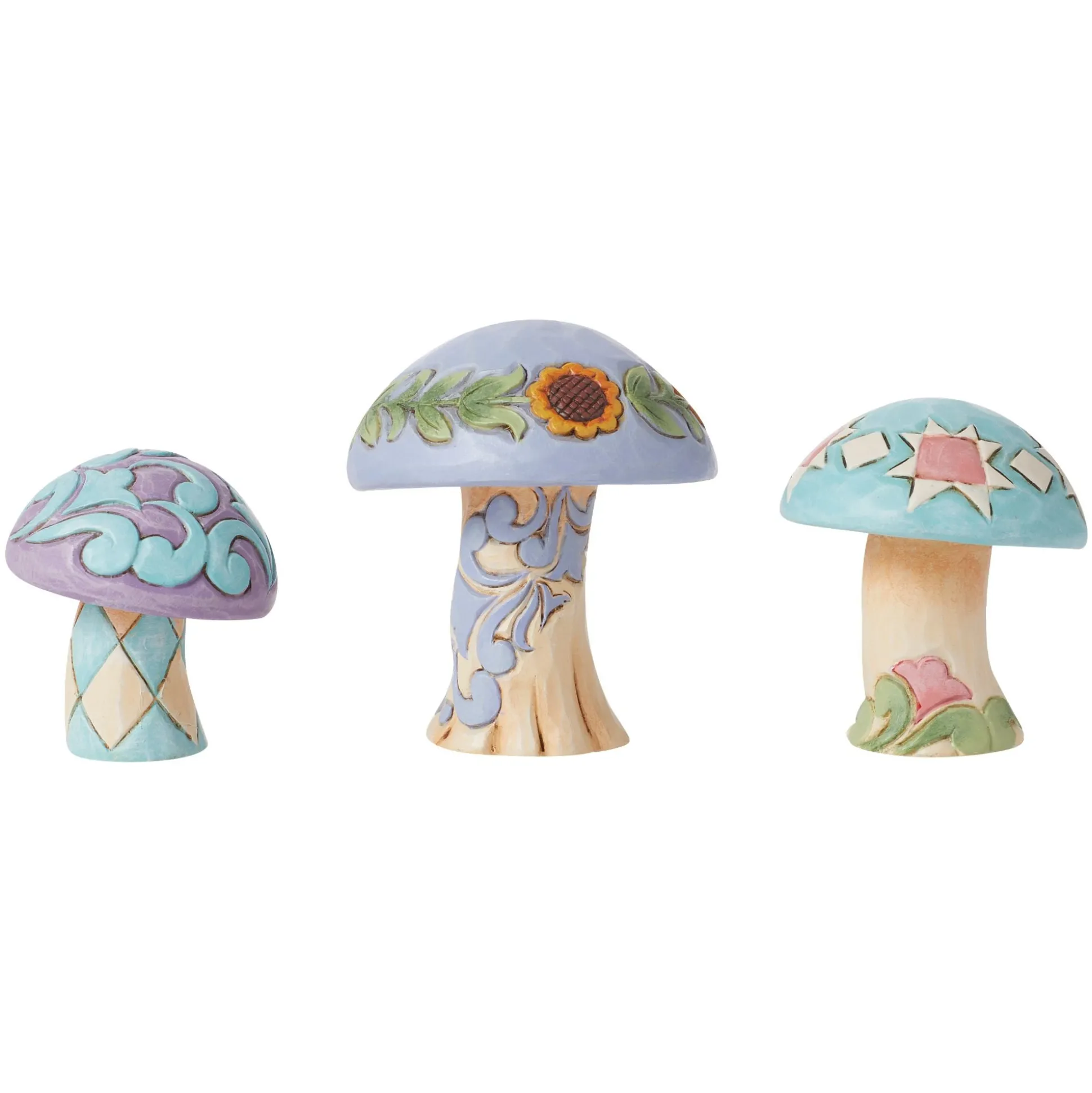 Clearance Enesco Gift Mushrooms Set of 3 Figurines