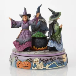 Flash Sale Enesco Gift Witches Rotating Cauldron Fig
